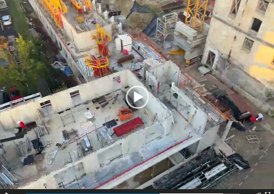 Travaux de construction d’une résidence de Cooliving – Coworking – THE BABEL COMMUNITY BORDEAUX