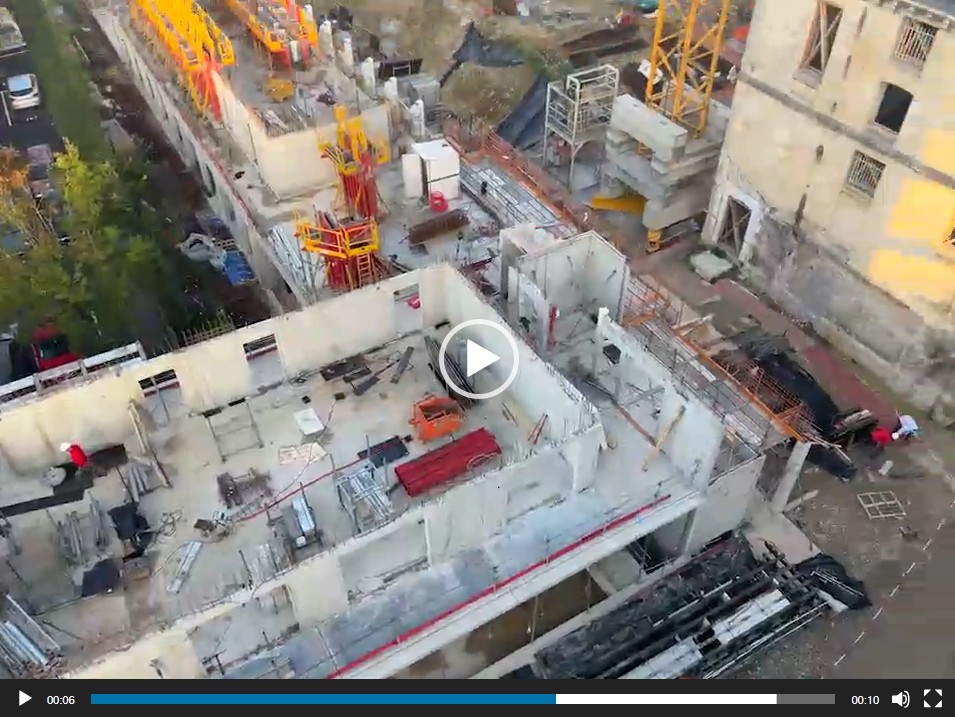 Travaux de construction d’une résidence de Cooliving – Coworking Réalisation d’une résidence hôtelière, d’espaces de travail, de sport, un restaurant et un parking public en sous-sol – 5 bâtiments