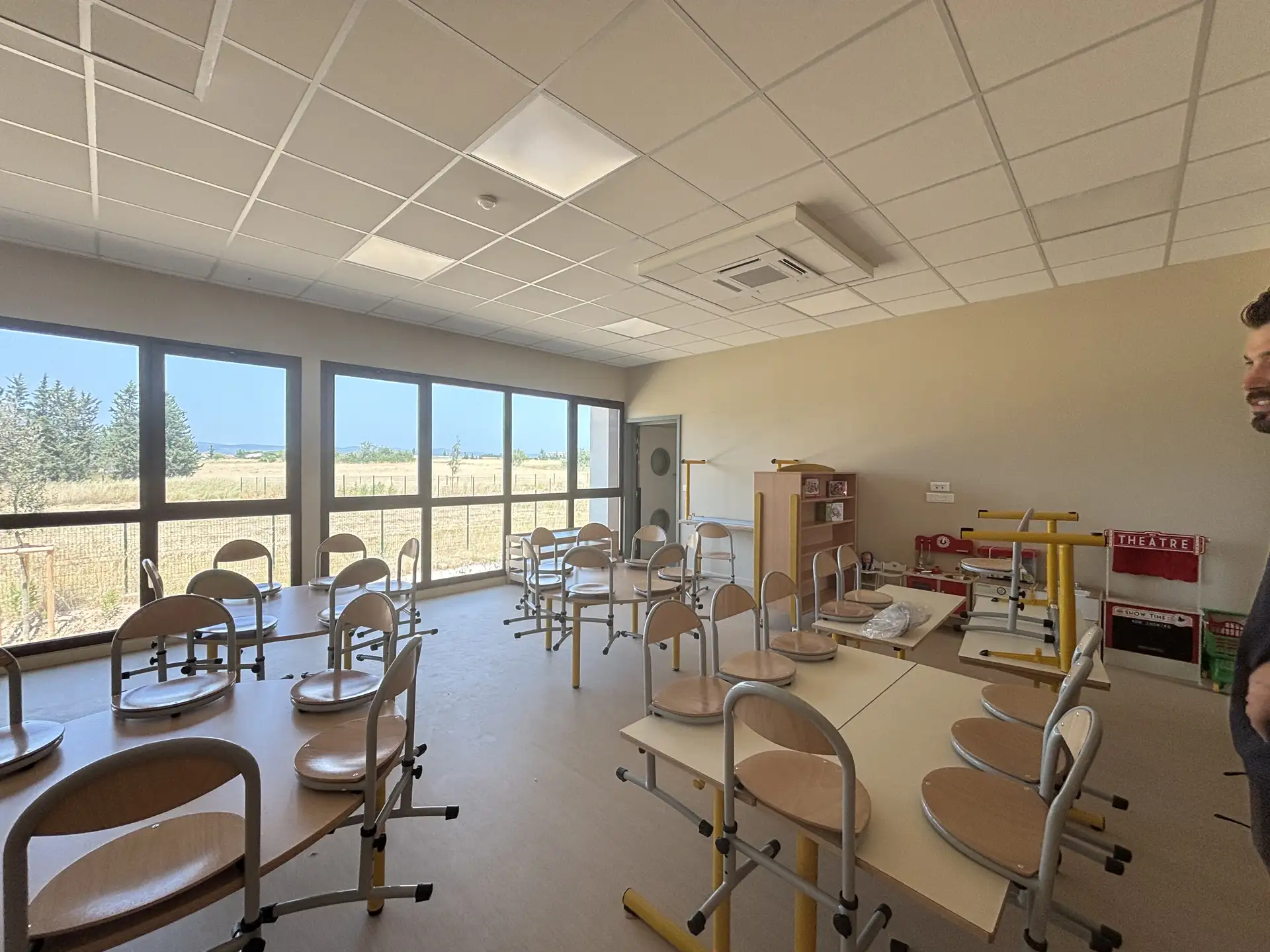 Ventilation, chauffage et climatisation, plomberie espace d'accueil enfants Trets