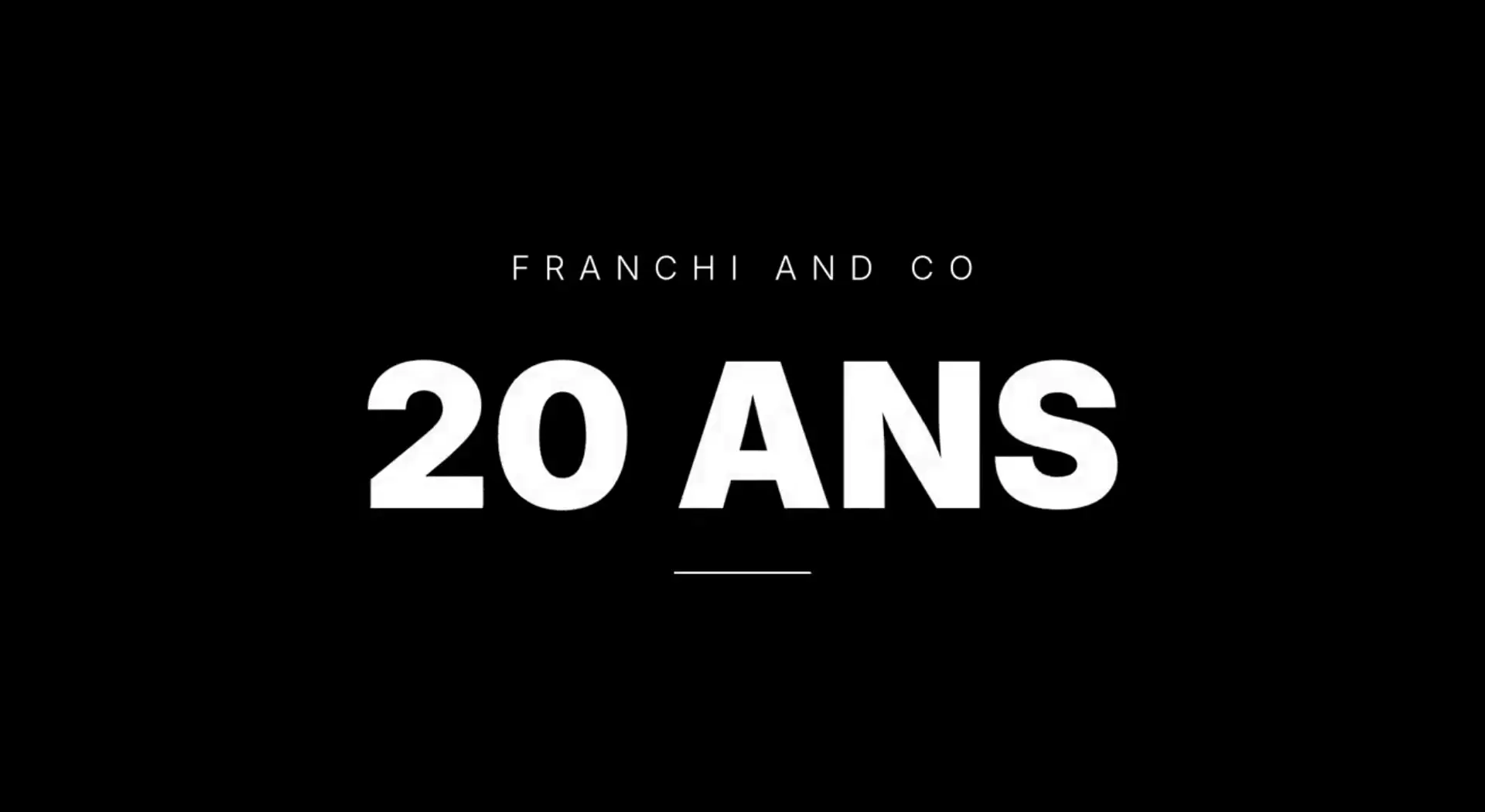 20 ans Franchi and Co